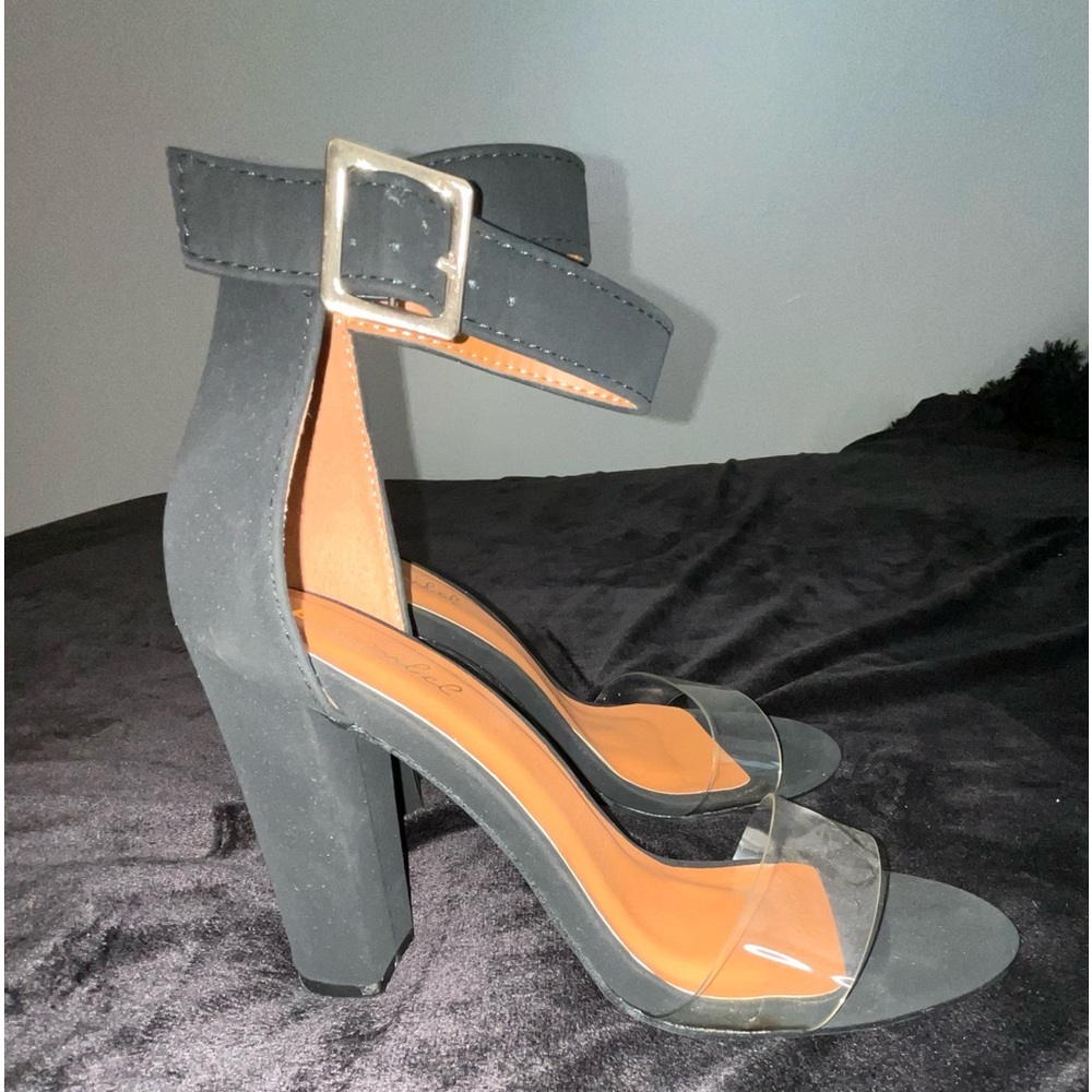Black Heeled Sandals